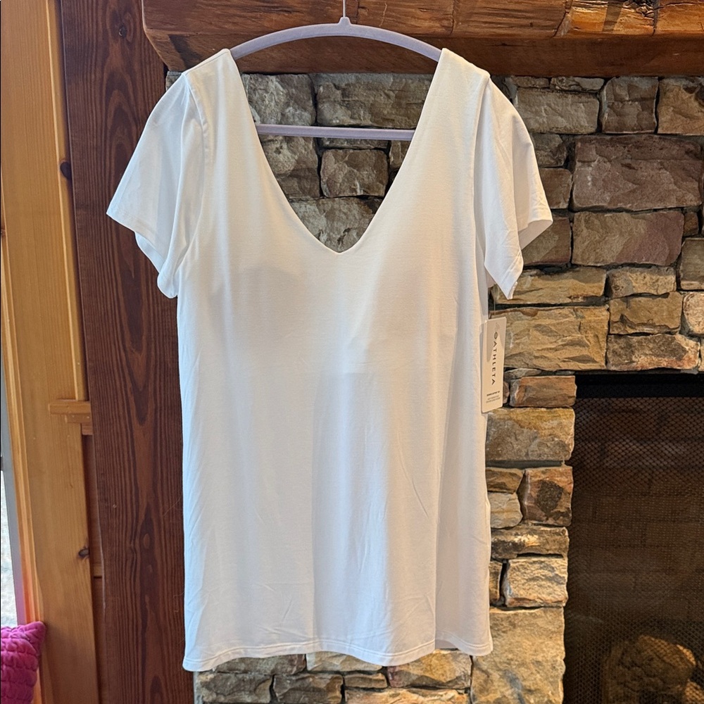 Athleta White Essence Support Tunic - Size XL